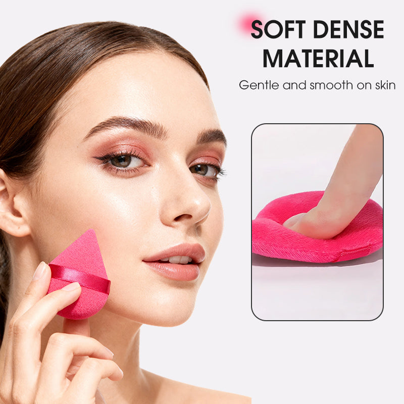 💄 Triangular Makeup Powder Puffs