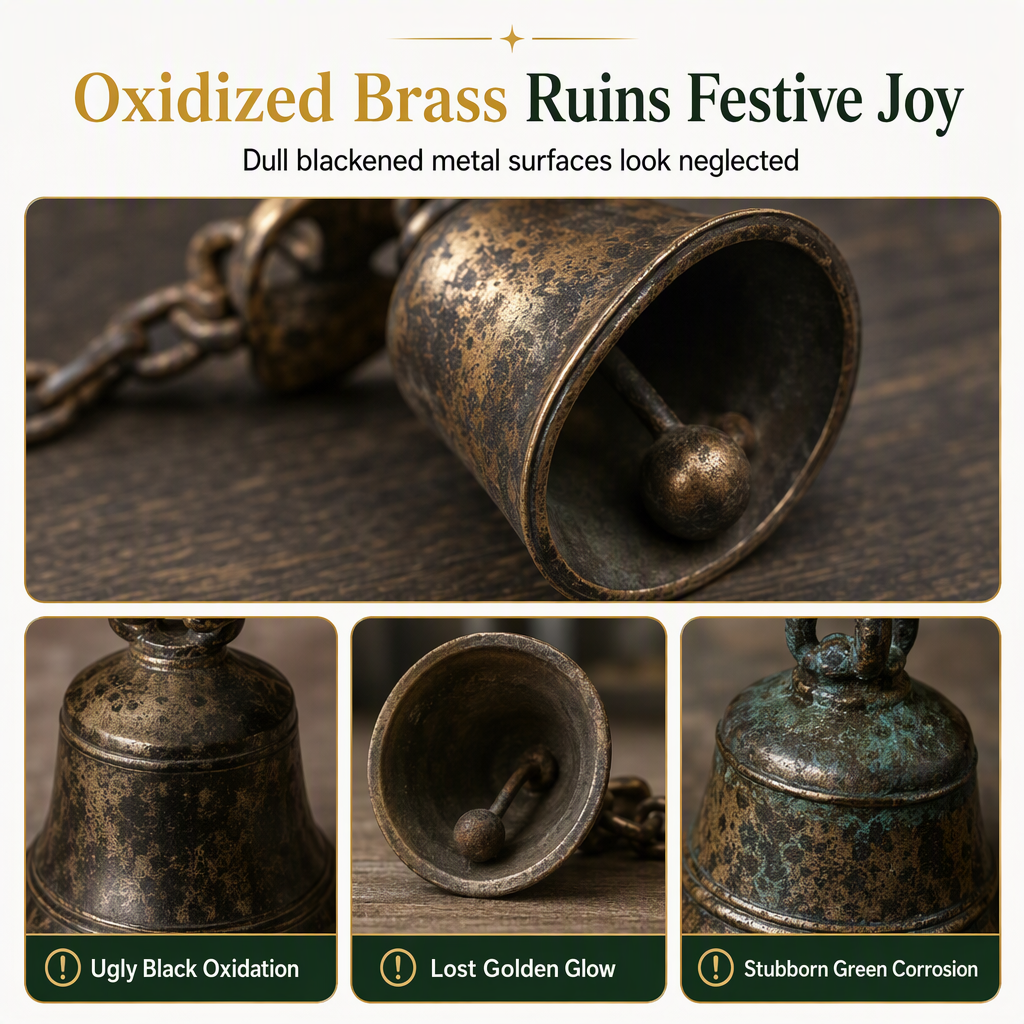 Brass Bell and Copper Polish Cream for Tarnish and Oxidation Removal