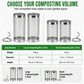 Stainless Steel Worm Composting Tube for Gardens