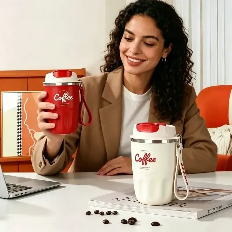 ⏰Portable Smart Thermal Coffee Cup with Temperature Display