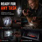 🔧 8-in-1 Folding Screwdriver – Built-In LED Work Light & Flashlight