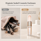 📢📢50% OFF !! ⏰Portable Retractable Makeup Brush Set Multifunctional Travel Cosmetic Tool with Powder Blush and Silicone Lip Brush