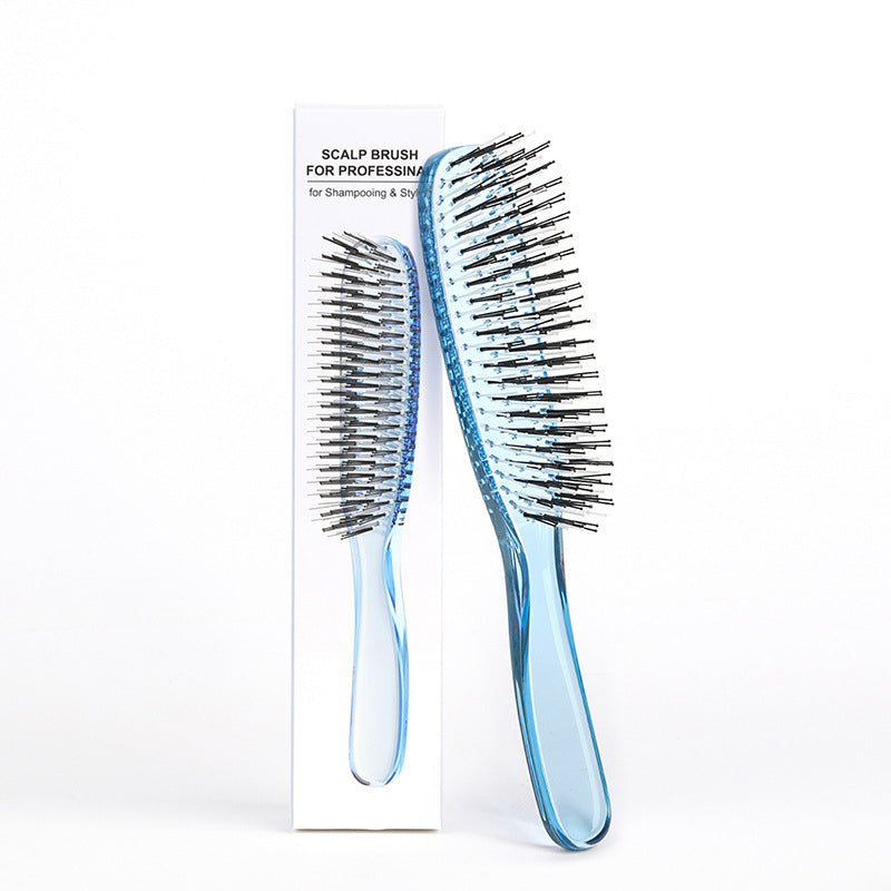 Detangle Knots Instantly! Gentle Portable Scalp Massage Hairbrush
