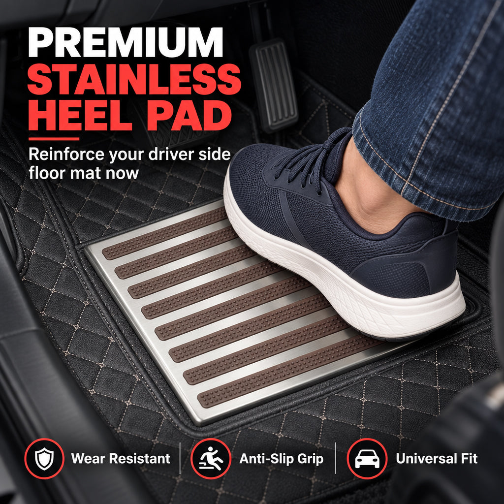 🚗 Universal Car Floor Mat Heel Wear Protector