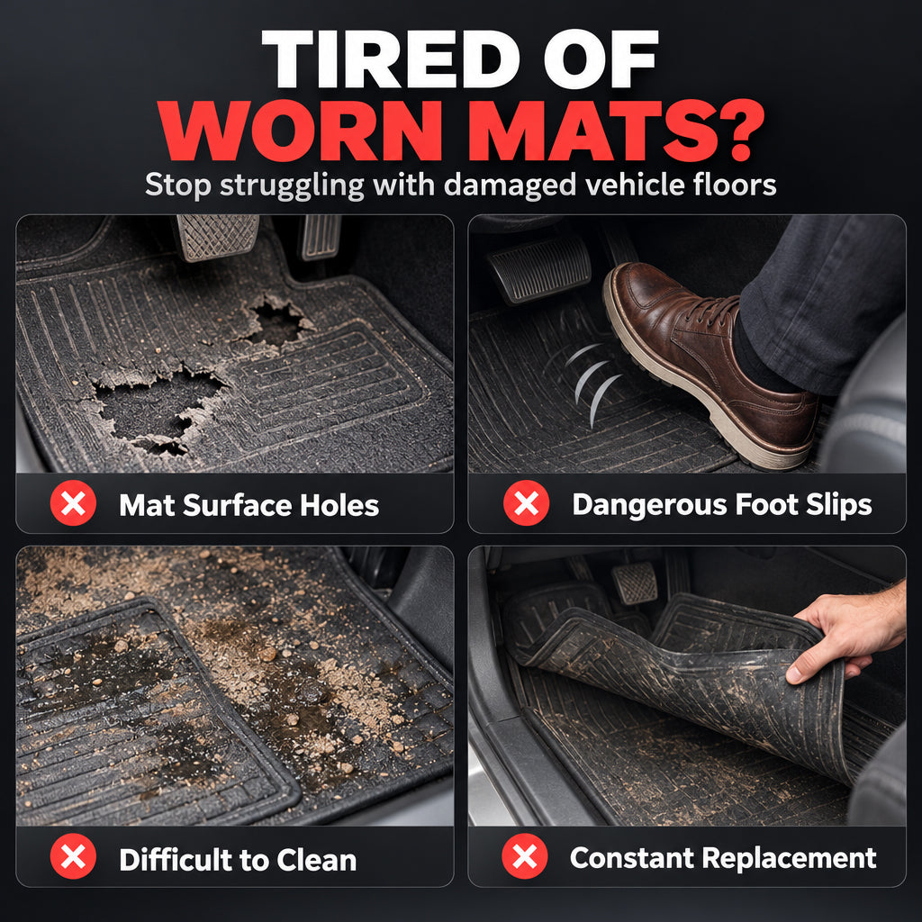 🚗 Universal Car Floor Mat Heel Wear Protector