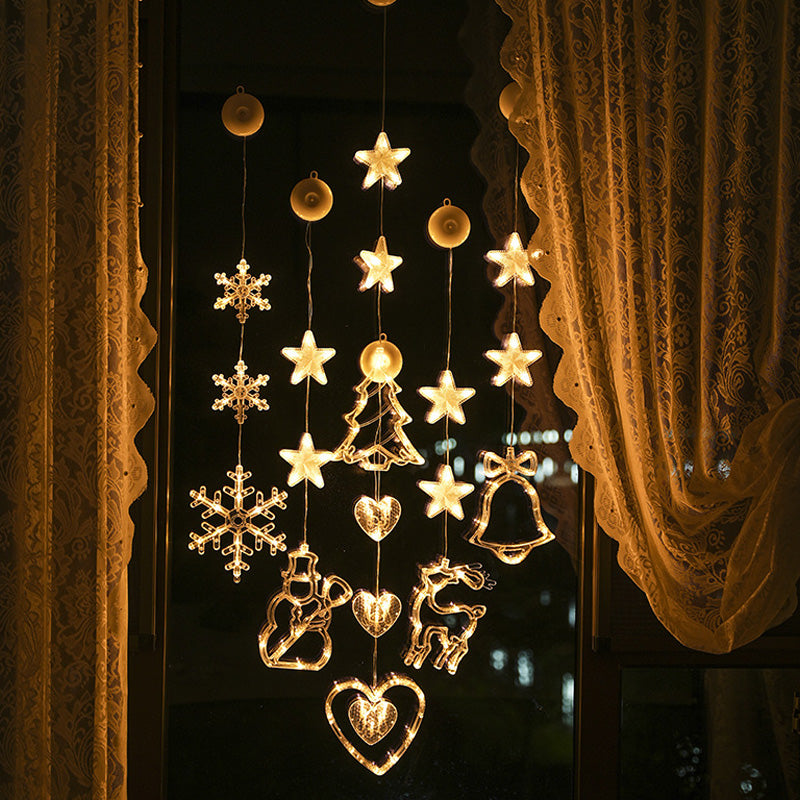 🎄 50% OFF! ✨ DIY Christmas Suction Window Lights – No drill, battery & reusable ✨