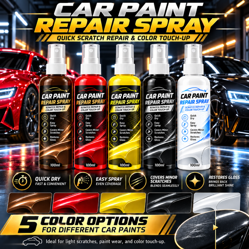🎁🔥Available in multiple colors——Car Scratch Repair Spray for Minor Scratches and Quick Touch Up.🥰
