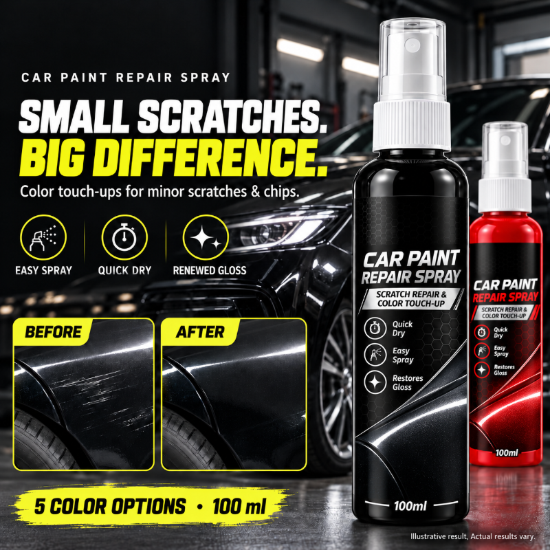 🎁🔥Available in multiple colors——Car Scratch Repair Spray for Minor Scratches and Quick Touch Up.🥰