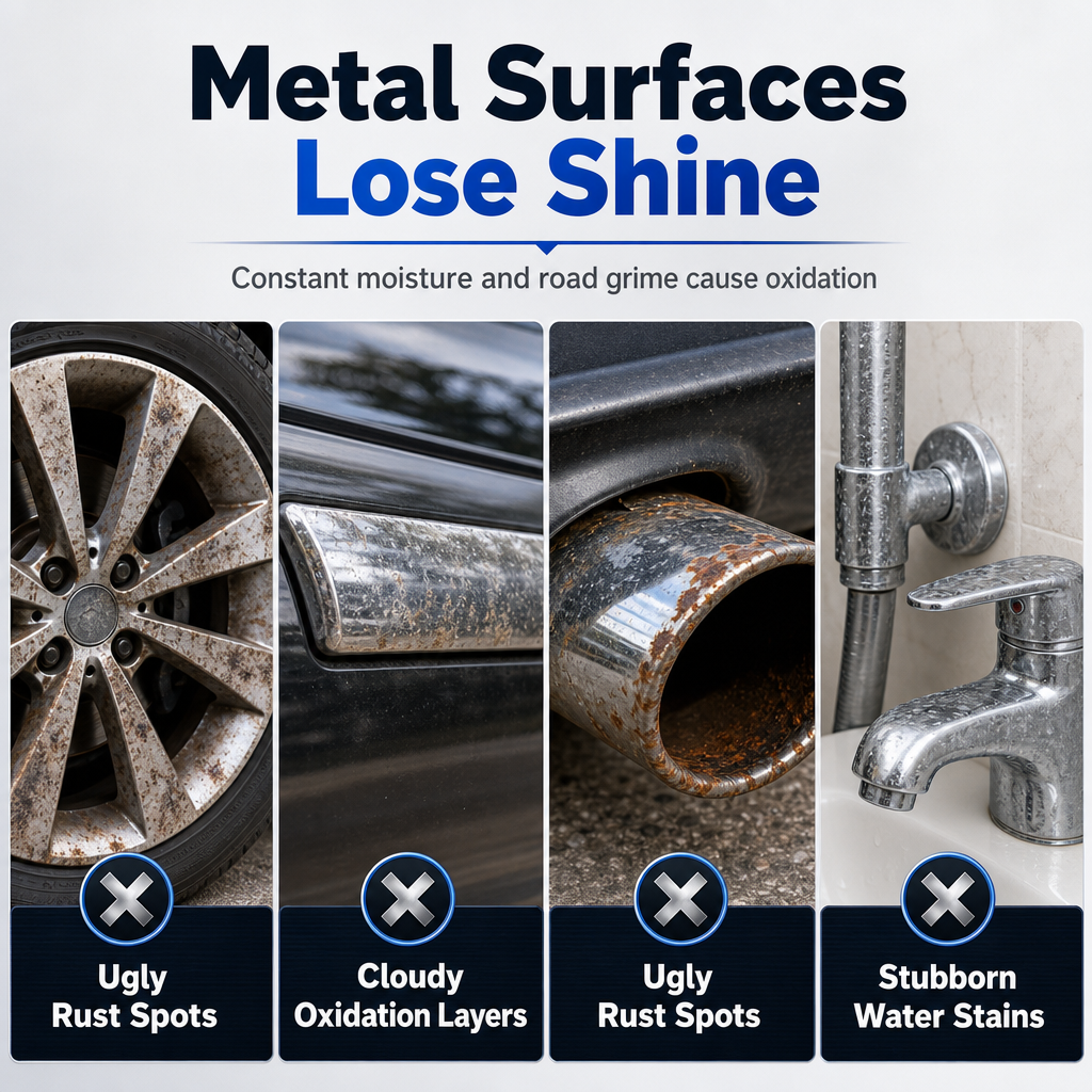⏳Time-Limited Special⏰Look Around Your Home – Got Rusted Metal & Chrome? Restore Them instantly! ✨