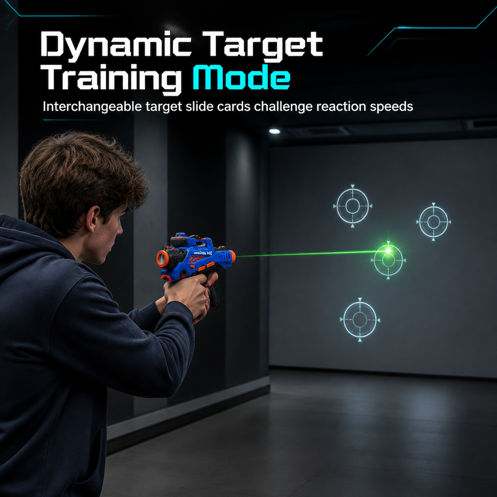 🔥50% OFF NOW! Kids Laser Tag Set with target projection, team mode, lights & sounds, active screen-free play 🎯🔫✨✅💥