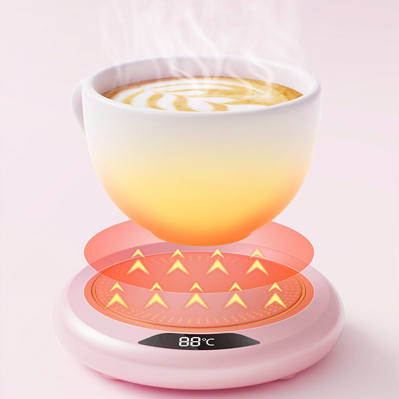 ☕ 50% OFF! ✨ Electric Coffee Mug Warmer – 3 Adjustable Temperature Modes, 8-Hour Intelligent Auto Shut-Off, Broad Flat-Bottom Mug Compatibility & 20W Low-Energy Heating – 3 Colors 🍵