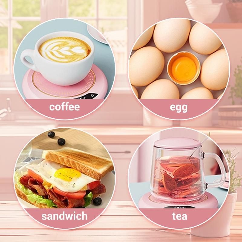 ☕ 50% OFF! ✨ Electric Coffee Mug Warmer – 3 Adjustable Temperature Modes, 8-Hour Intelligent Auto Shut-Off, Broad Flat-Bottom Mug Compatibility & 20W Low-Energy Heating – 3 Colors 🍵