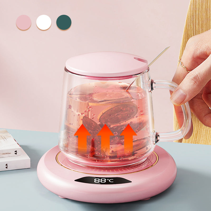 ☕ 50% OFF! ✨ Electric Coffee Mug Warmer – 3 Adjustable Temperature Modes, 8-Hour Intelligent Auto Shut-Off, Broad Flat-Bottom Mug Compatibility & 20W Low-Energy Heating – 3 Colors 🍵