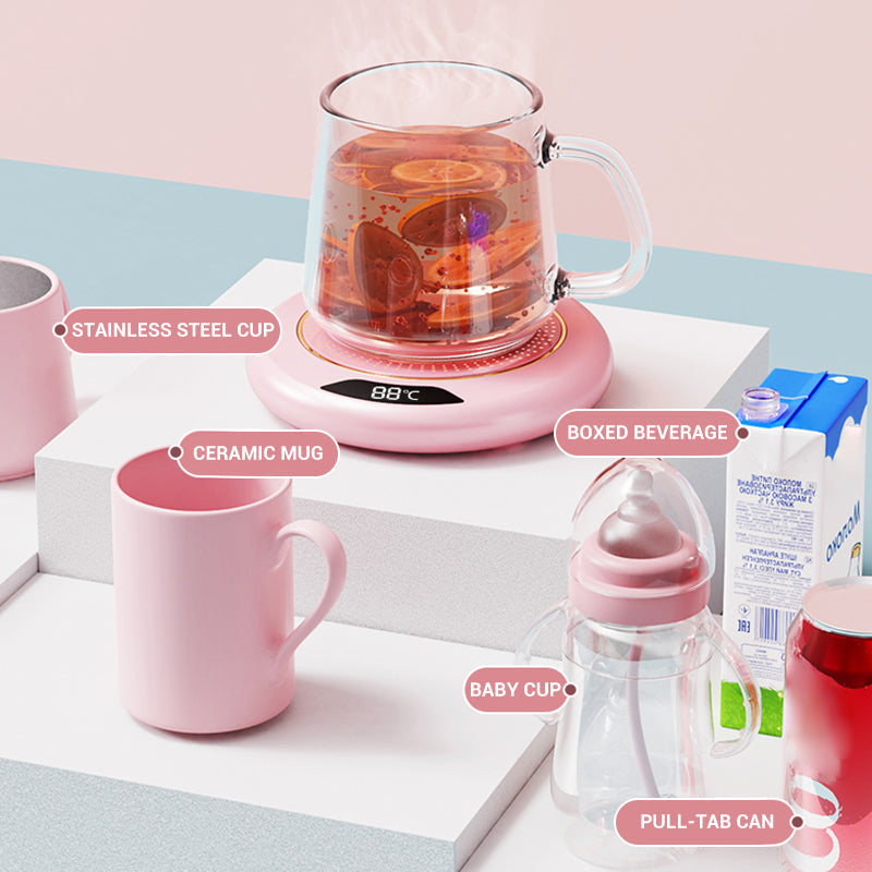 ☕ 50% OFF! ✨ Electric Coffee Mug Warmer – 3 Adjustable Temperature Modes, 8-Hour Intelligent Auto Shut-Off, Broad Flat-Bottom Mug Compatibility & 20W Low-Energy Heating – 3 Colors 🍵