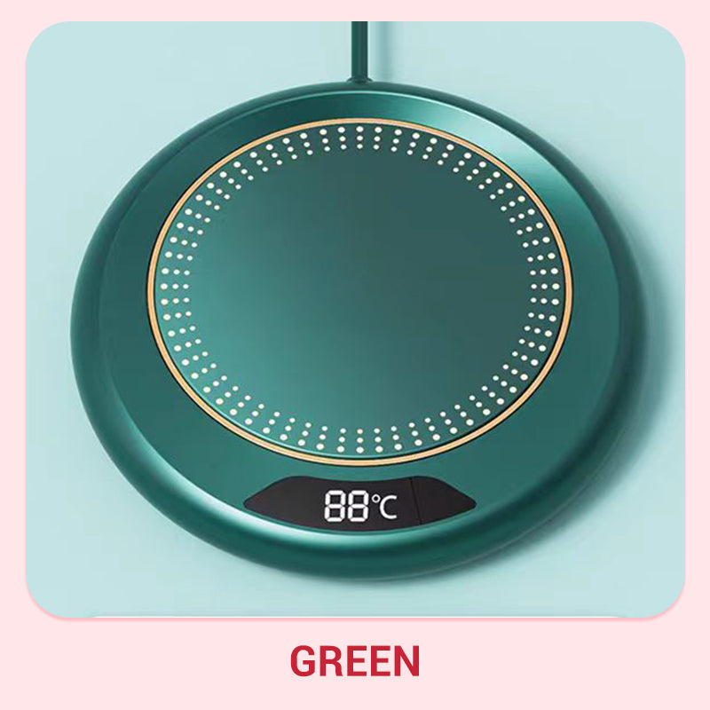 ☕ 50% OFF! ✨ Electric Coffee Mug Warmer – 3 Adjustable Temperature Modes, 8-Hour Intelligent Auto Shut-Off, Broad Flat-Bottom Mug Compatibility & 20W Low-Energy Heating – 3 Colors 🍵