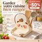 Cute cat-shaped lid holders, made of ceramic-look material