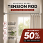 🔥50% off limited time！🥼👚 Create storage space anywhere anytime！Adjustable No-Drill Tension Rod