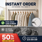 🔥50% off limited time！🥼👚 Create storage space anywhere anytime！Adjustable No-Drill Tension Rod